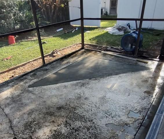 Concrete Replacement on Pool Deck