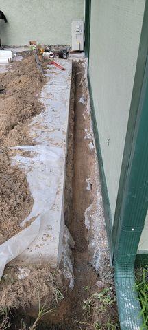 Channel Drain Installation