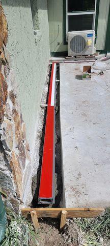 Channel Drain Installation