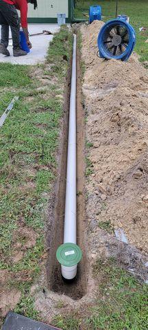 Hard Pipe is Installed