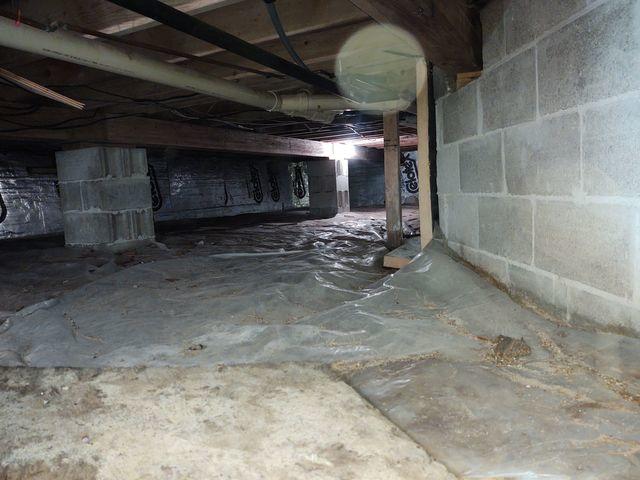 Frank's Crawl Space Before CleanSpace