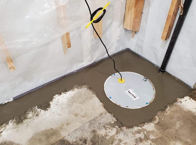 Completed installation of our SuperSump pump