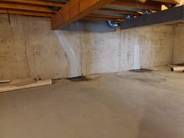 finished installation of FlexiSpan crack repair system