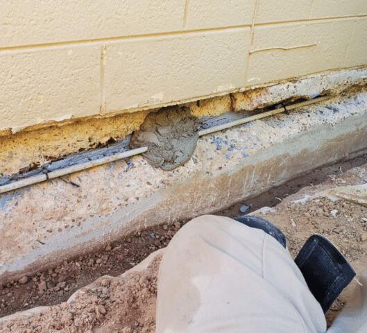 Stem Wall Repair Process: Rebar Replacement