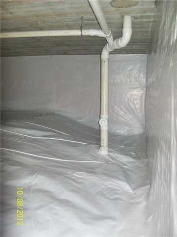 Crawl Space with CleanSpace Liner