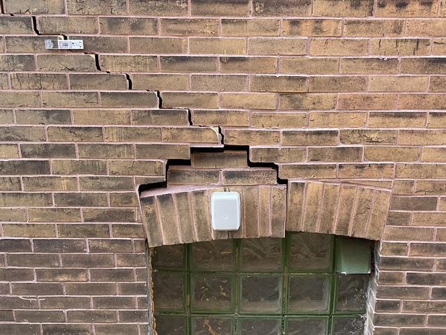 Cracking Exterior Brick