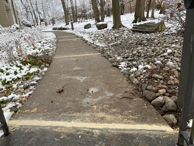 Sidewalk Is Repaired