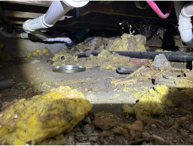 Dirt and Debris in the Crawlspace