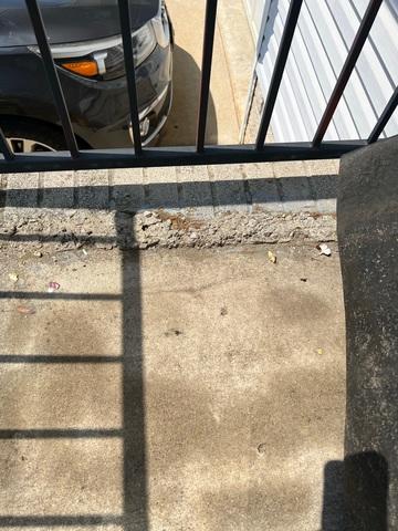Front Porch settling and cracked