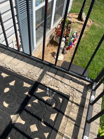 Front Porch settling and cracked