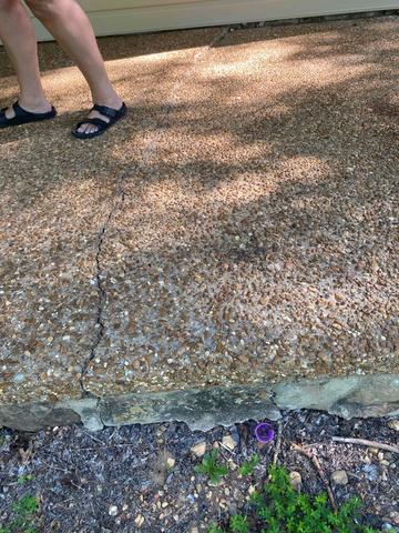 Before Photo of serious cracking