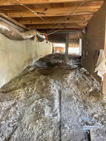 Unsupported Area of the Floor
