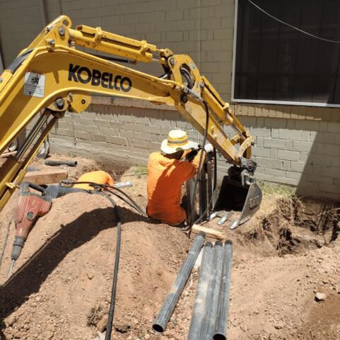 Underpinning Installation Process: Heavy Machinery