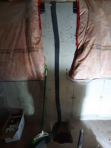 Drainage foam.