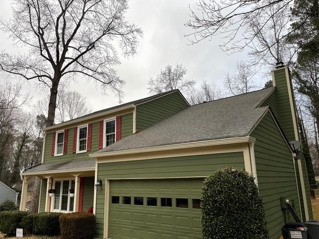 Front of The House With Gutters