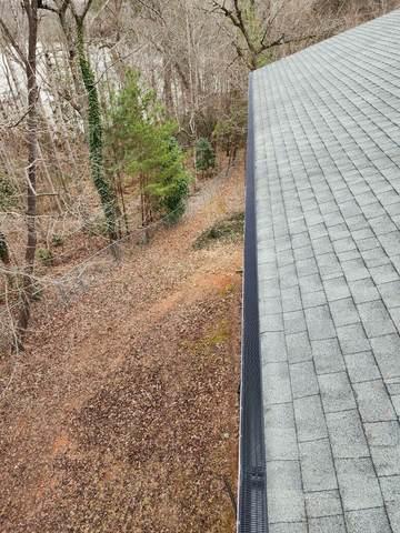 Top view of our gutter system