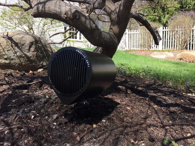 Speakers up close.