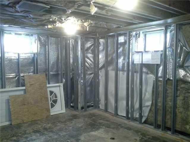 Basement Framing, On Its Way to Completion
