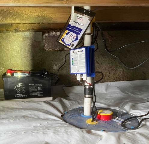 Crawl Space Sump Pump System
