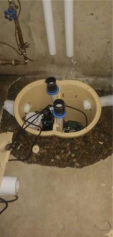 TripleSafe Sump Pump Opened