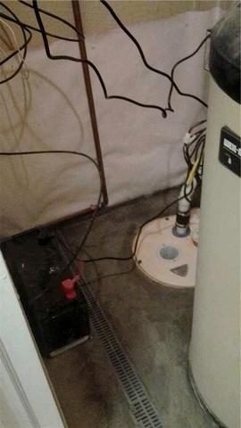 Trench Drains Around SI Water Heater