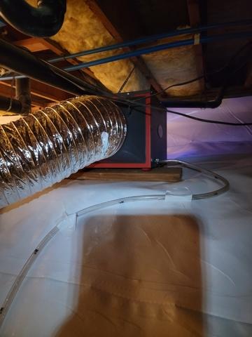 drying out crawlspace air now crawlspace is conditioned clean air year round