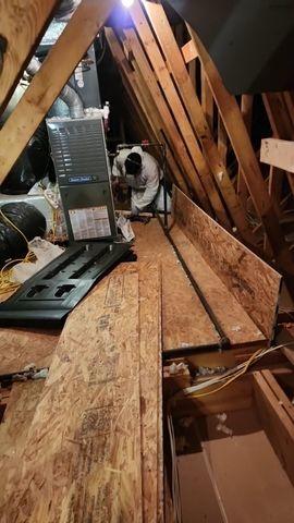 Service Decking in Progress