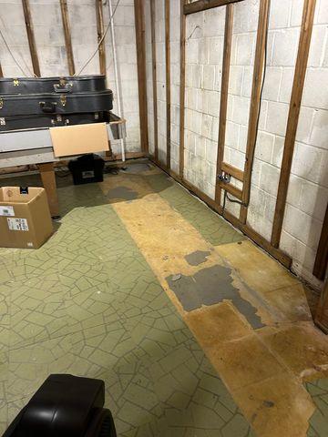 Basement Waterproofing Before