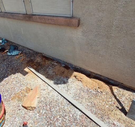 Stem Wall Repair Process: Digging Time