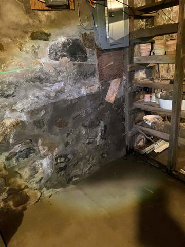 Basement Wall Prior To Installation