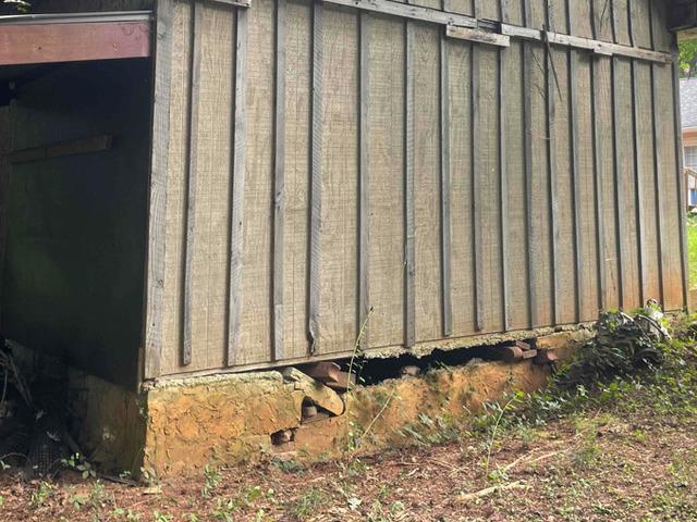 Settled Foundation Wall