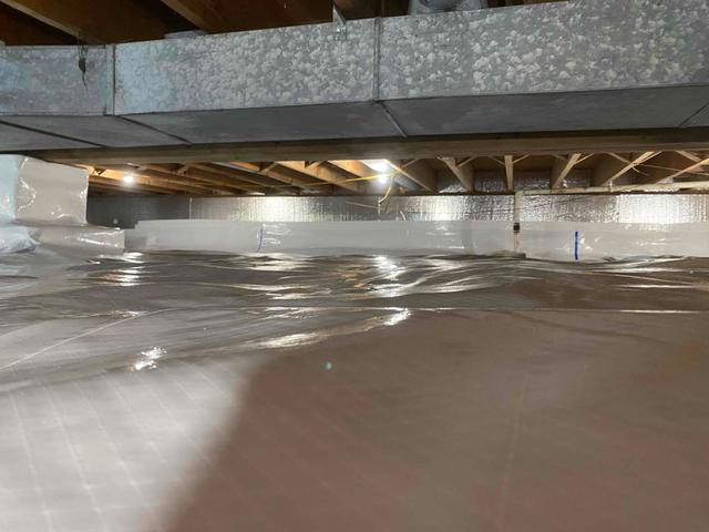 Crawl Space Vapor and Insulation