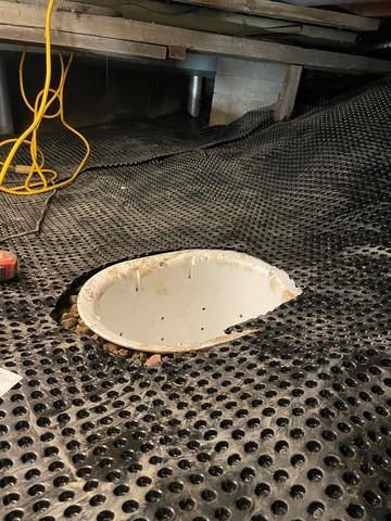 Installing Drainage Matting