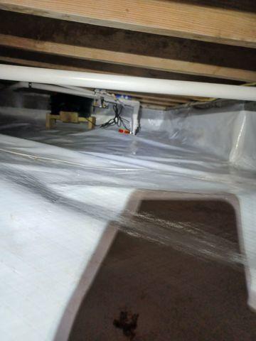 Crawlspace Drainage Solution