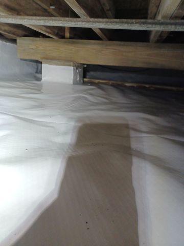 Clean Crawlspace Area