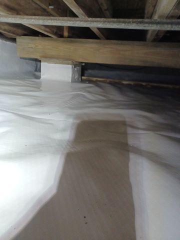 Once the encapsulation system is completed, the crawlspace is left clean and spotless. Mold and rotted wood are removed and water-resistant materials keep future damage from occurring.