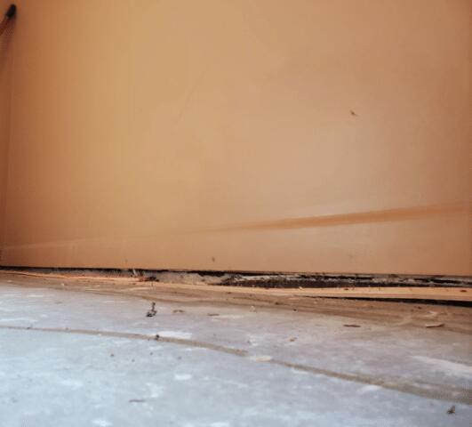 Before the Concrete Lifting PolyLevel Service