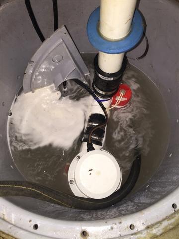 Sump Pump Cleaned Out