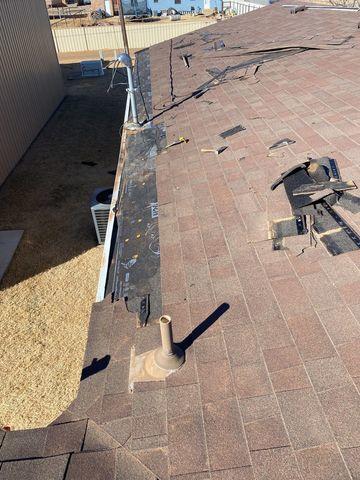 Curled Shingles Removed