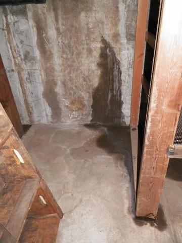 Leaking basement wall