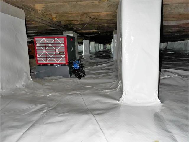 Encapsulated Crawl Space with SaniDry