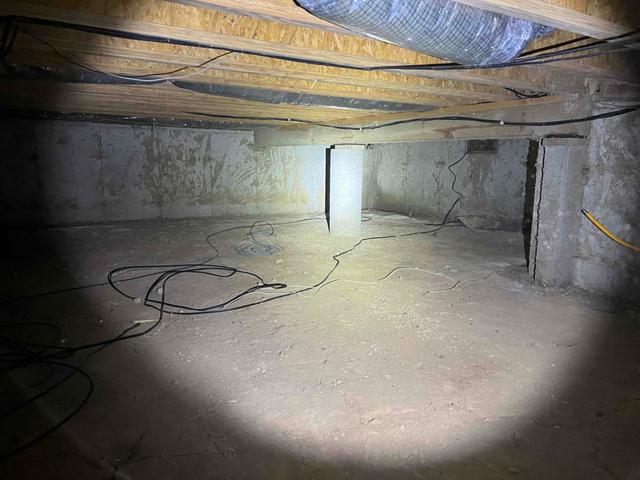 Dirt Floor Crawl Space