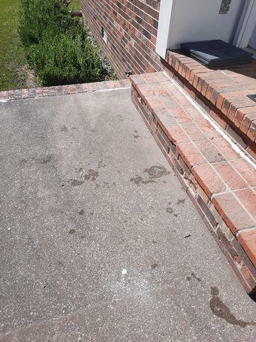 Ground and foundation settling.