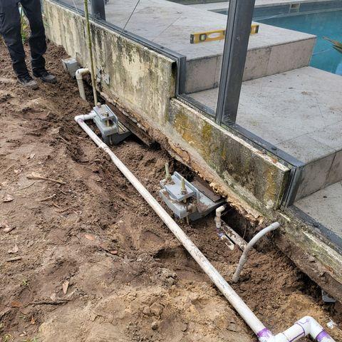 Helical Pier Installation is Completed