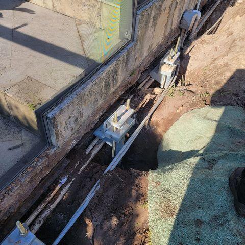 Bracket Installation Near Deck