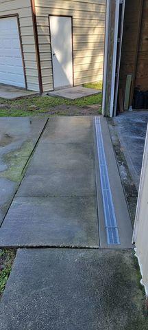 Seamless Channel Drain Installation