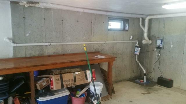 View of Basement Sump System
