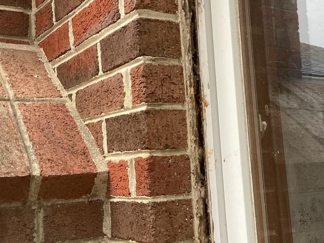 Chimney after the Helical piers are installed