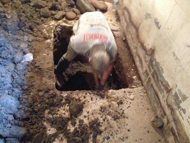 Hole in the foundation