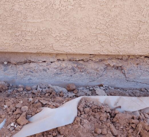 Signs of Corrosion in a Stem Wall: Horizontal Cracks
